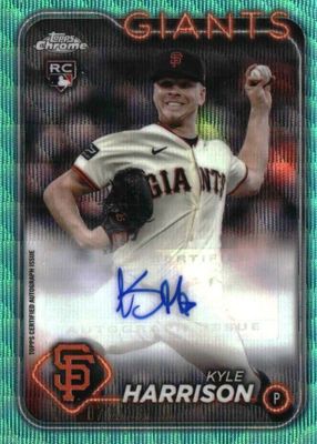 2024 Topps Chrome Update #AC-KH Autographs - Aqua Wave Refractor /199