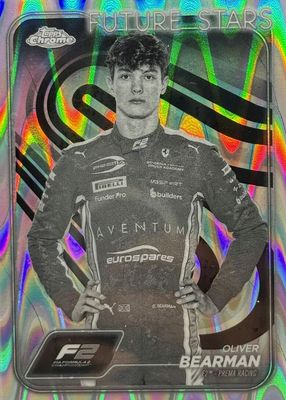 2024 Topps Chrome Formula 1 #21 Black & White RayWave Refractor