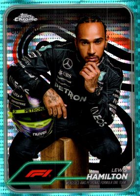 2024 Topps Chrome Formula 1 #6 Aqua Sonar Refractor /150