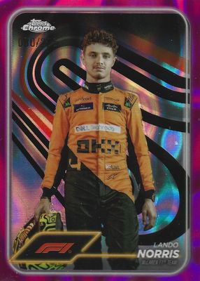 2024 Topps Chrome Formula 1 #7 Fuchsia Lava Refractor /225