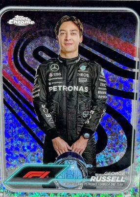 George Russell 2024 Topps Finest Formula 1 #WC-5 Winners Circle