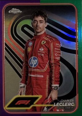 その他 PSA10 Topps  Charles Leclerc Refractor 2022 Topps Chrome F1 Charles Leclerc Speed Demons Gold Wave
