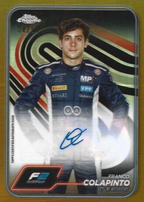 2024 Topps Chrome Formula 1 #CAC-COL Autographs - Gold Refractor /50