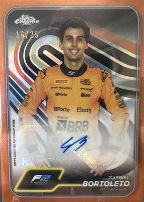 2024 Topps Chrome Formula 1 #CAC-BOR Autographs - Orange Refractor /25