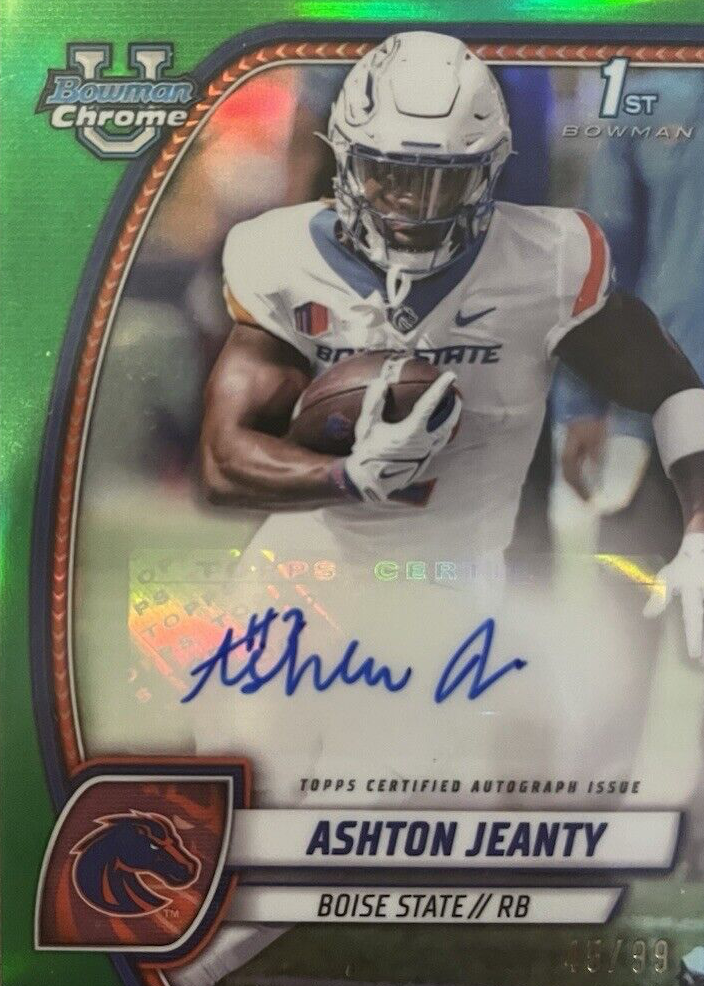 Ashton Jeanty 2024 Bowman Chrome University #PA-AJE Prospect Auto