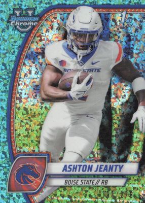 2024 Bowman Chrome University #17 Aqua Mini-Diamond Refractor /275 (1st)