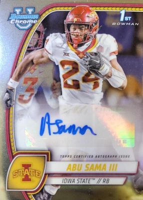 2024 Bowman Chrome University #PA-ASA Prospect Auto (1st)