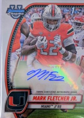 2024 Bowman Chrome University #PA-MFL Prospect Auto (1st)