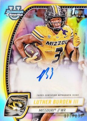 2024 Bowman Chrome University #PA-LBU Prospect Auto - Refractor /299 (1st)
