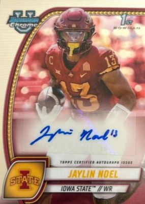 2024 Bowman Chrome University #PA-JNO Prospect Auto (1st)