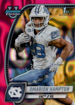 2024 Bowman Chrome University #198 Pink Lava Refractor (1st)