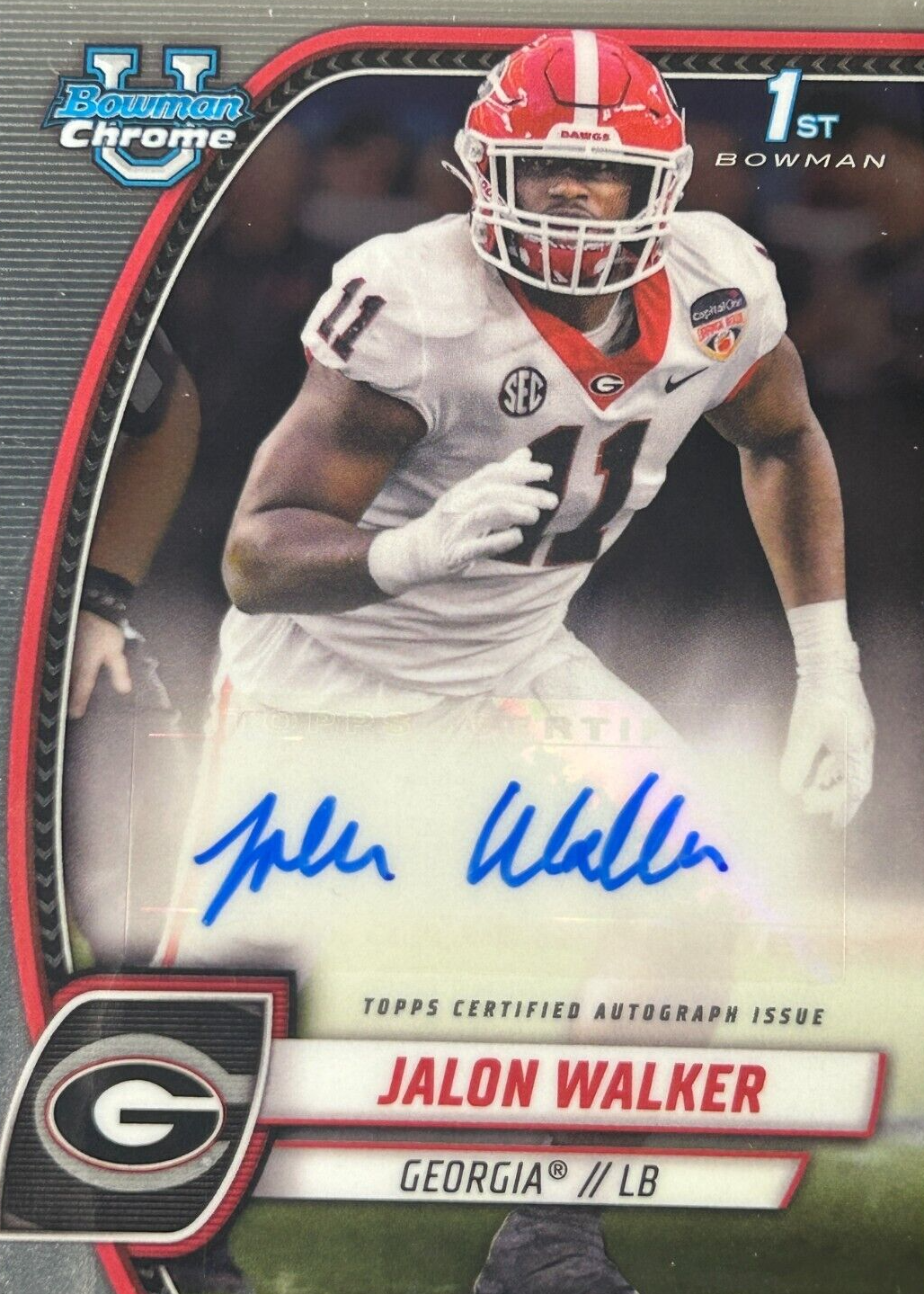 Jalon Walker 2024 Bowman Chrome University #PA-JWA Prospect