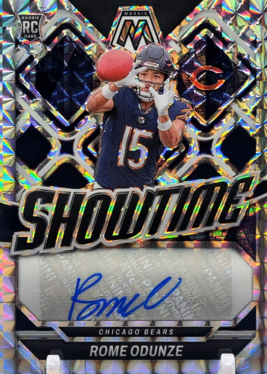 Rome Odunze 2024 Mosaic #SS-ROE Showtime Signatures Price Guide