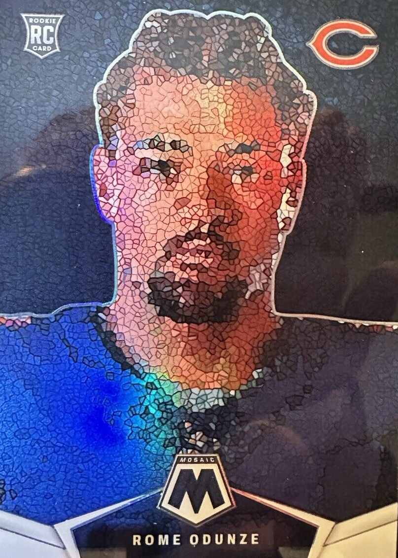Rome Odunze 2024 Mosaic #14 Micro Mosaic /(SSP) Price Guide