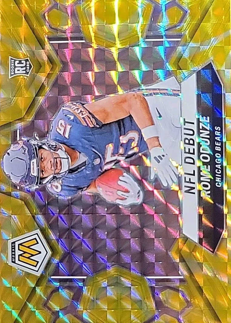 Rome Odunze 2024 Mosaic #281 NFL Debut - Reactive Yellow Price
