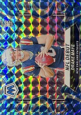 2024 Mosaic #273 NFL Debut - Reactive Blue