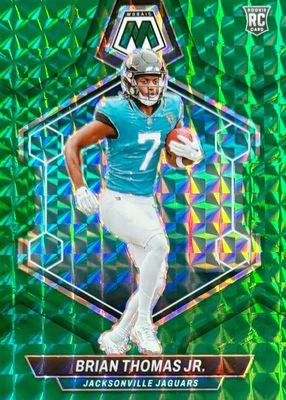 Brian Thomas Jr. 2024 Mosaic #323 Green Price Guide - Sports
