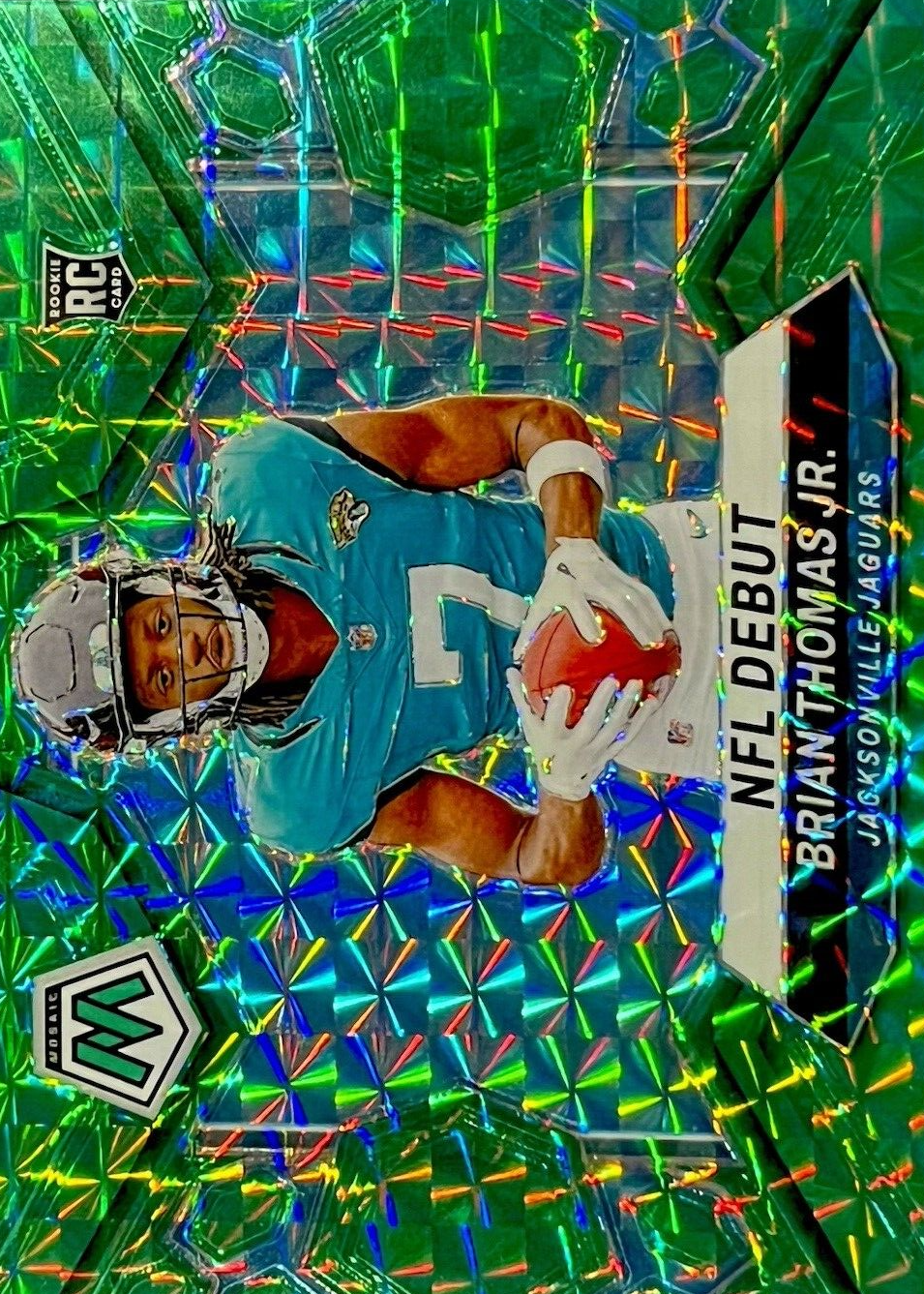 ボビー　グリーンS Brian Thomas Jr. 2024 Mosaic #282 NFL Debut - Green Price