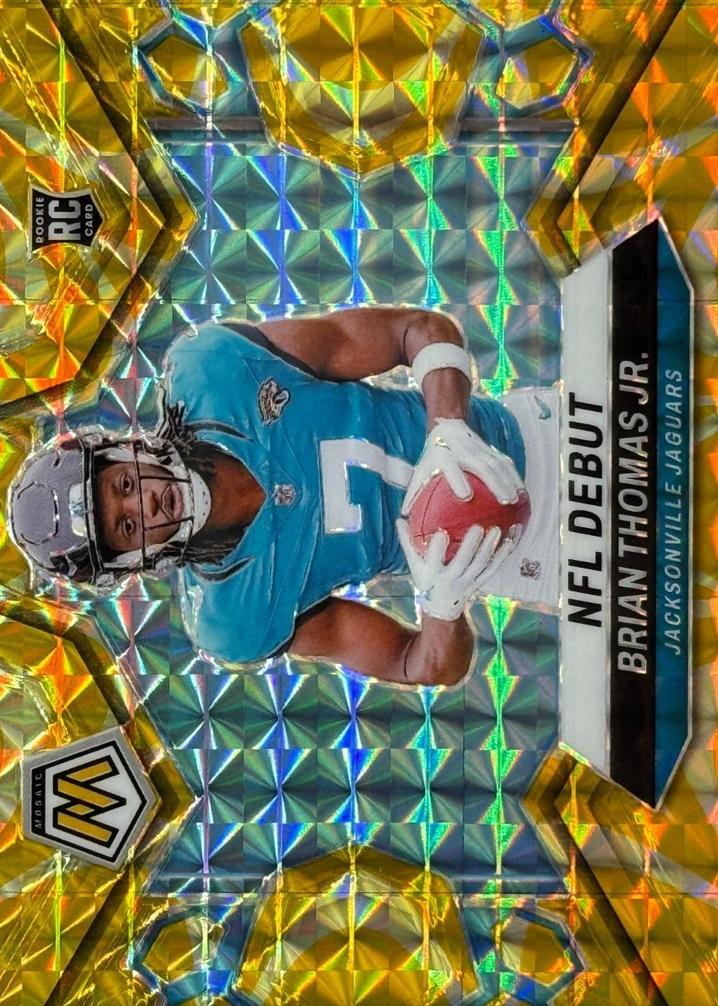 ★Mcojik.f★ Brian Thomas Jr. 2024 Mosaic #282 NFL Debut - Reactive