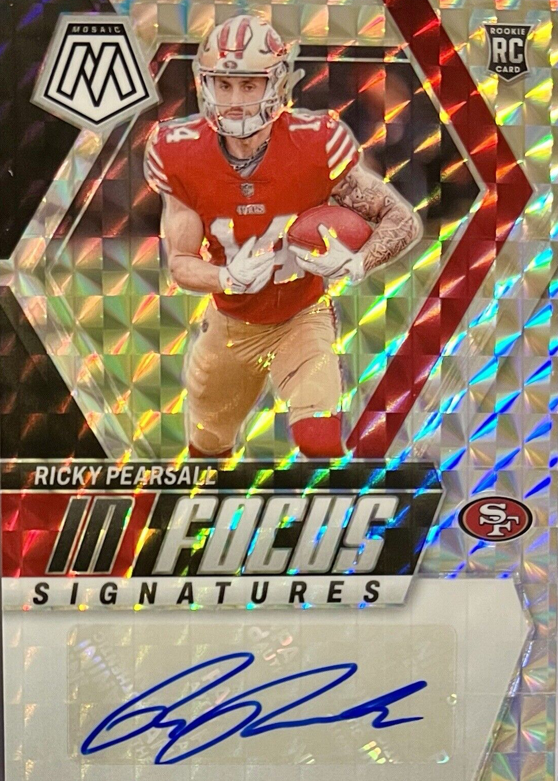 Ricky Pearsall 2024 Mosaic #IF-RPL In Focus Signatures Price Guide