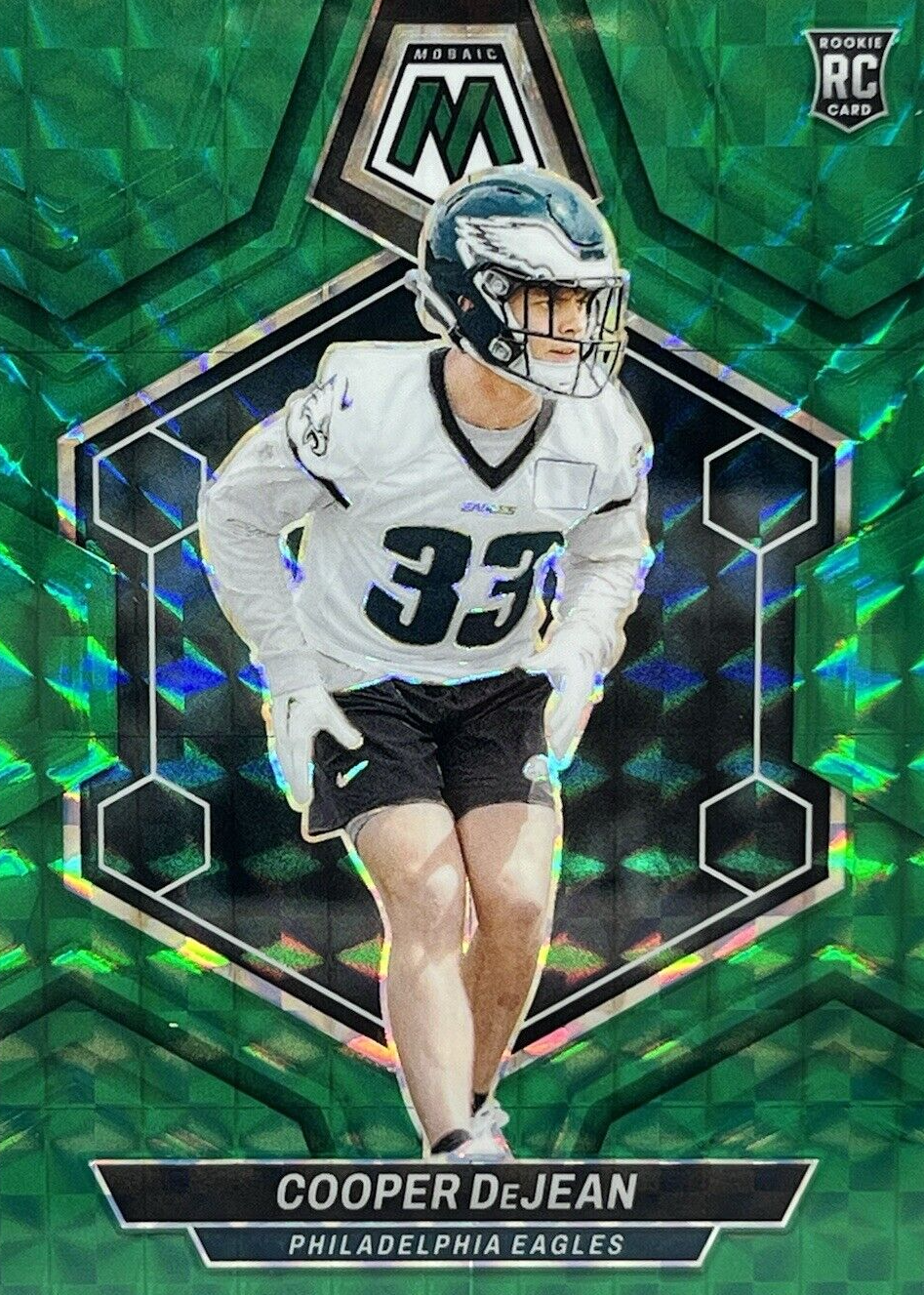 Cooper DeJean 2024 Mosaic #340 Green Price Guide - Sports Card