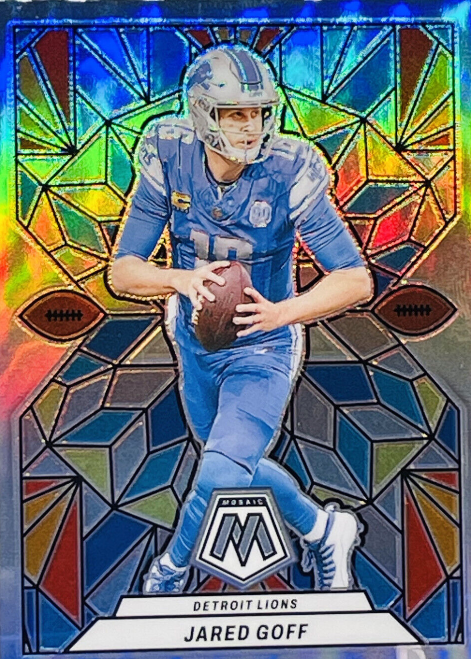Jared Goff 2024 Mosaic #6 Stained Glass /(SSP) Price Guide 