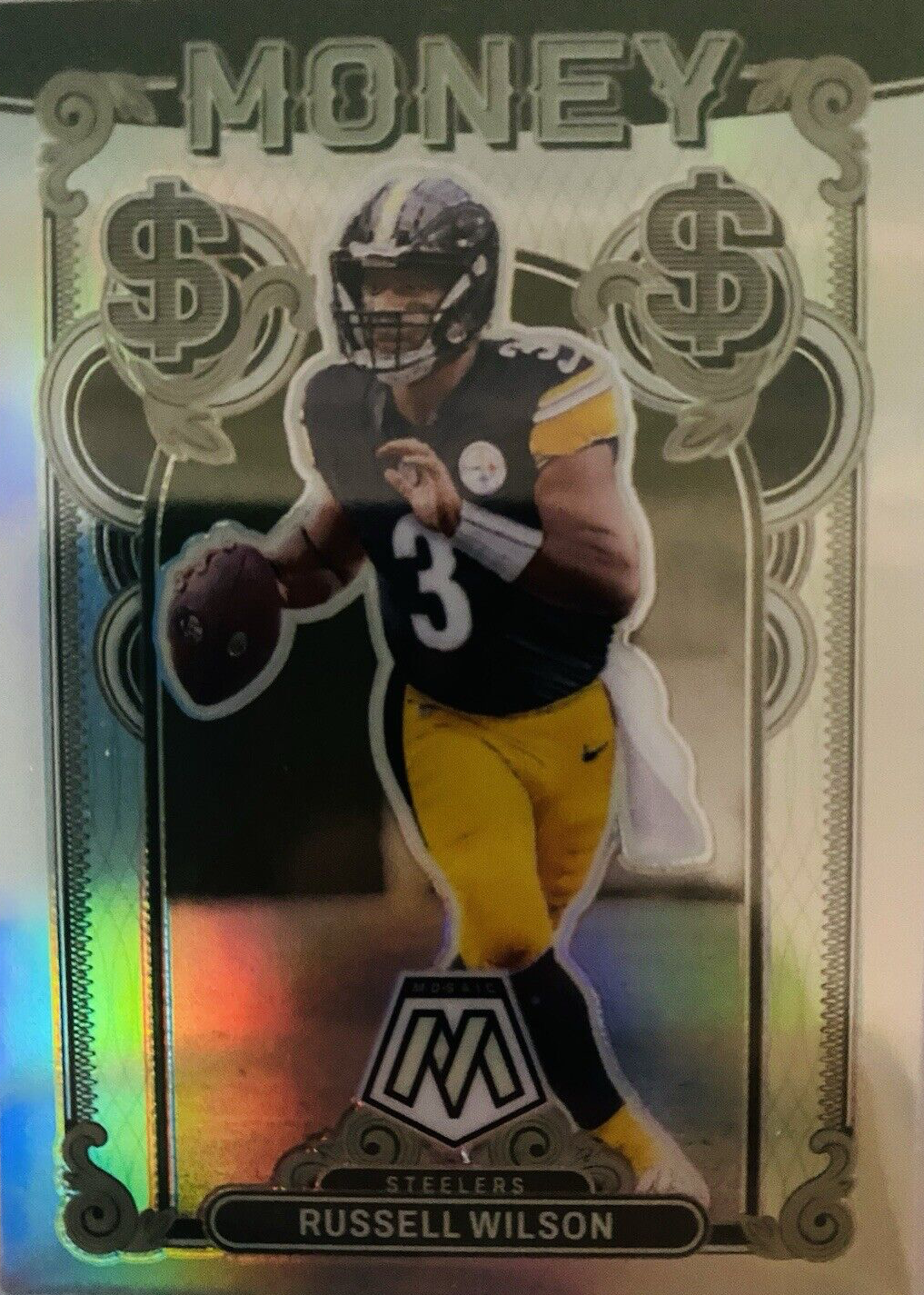 Russell Wilson 2024 Mosaic #21 Money /(SSP) Price Guide - Sports