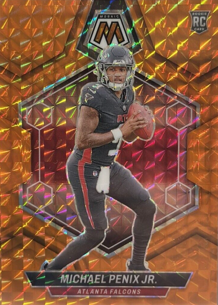 49枚限定 Panini マイケル・ペニックス・ジュニア PSA 9 RC 2024 Prizm Michael Penix Jr Fireworks Green Prizm Psa 9