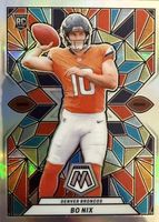 Bo Nix 2024 Mosaic #19 Stained Glass /(SSP) Price Guide