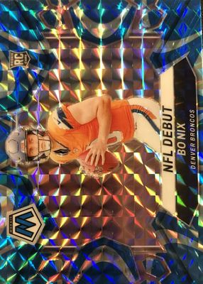 2024 Mosaic #271 NFL Debut - Reactive Blue
