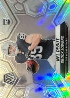 Brock Bowers Mosaic Nfl Debut Silver Price Guide Sports