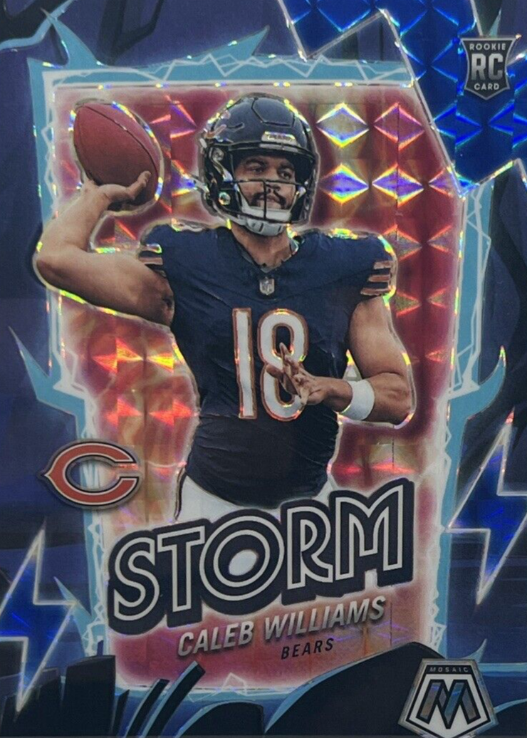 Caleb Williams 2024 Mosaic #9 Storm - Blue /99 Price Guide