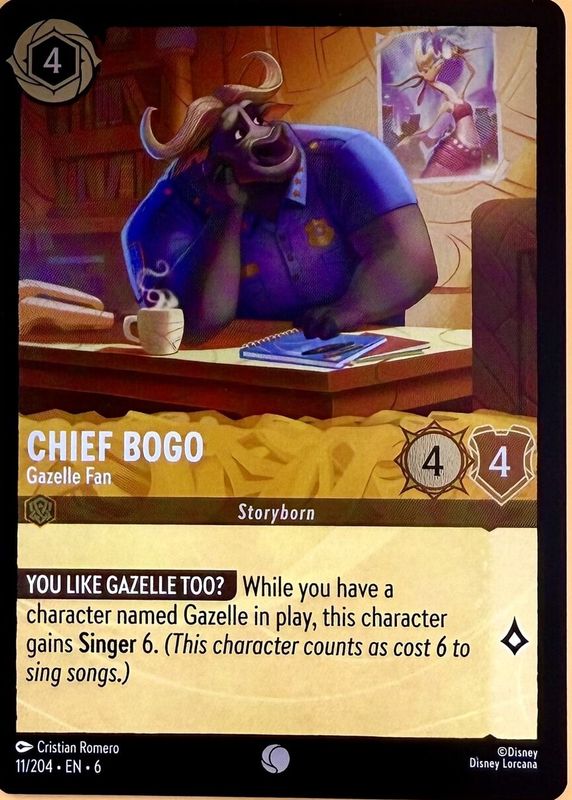Chief Bogo - Gazelle-Fan Disney Lorcana Cards Price Guide - Sports Card ...