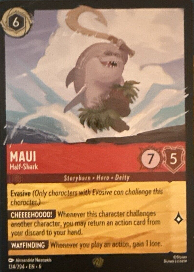 Maui - Half-Shark 2024 Azurite Sea #124/204 Cold Foil Price Guide