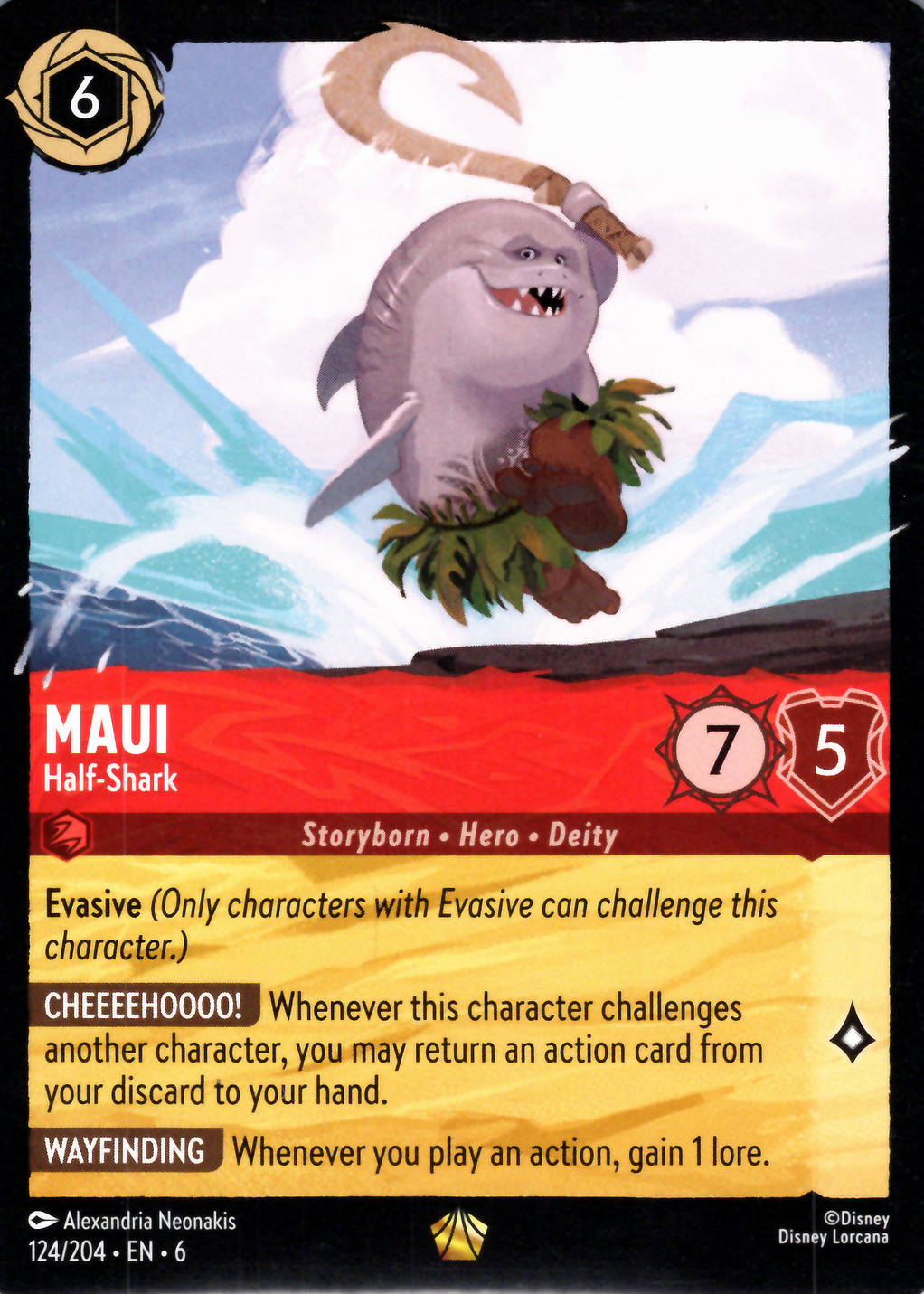 Maui - Half-Shark Disney Lorcana Cards Price Guide - Sports Card