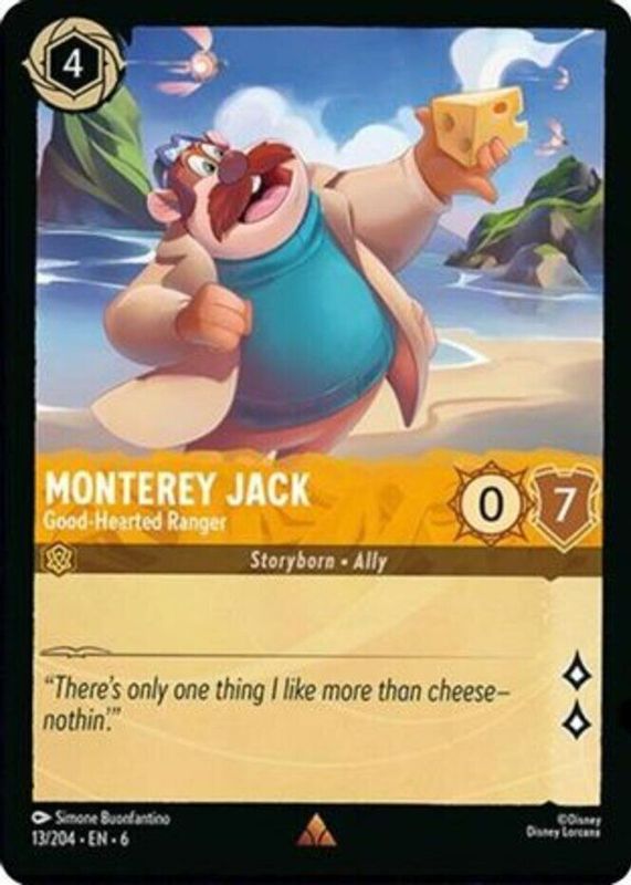 Monterey Jack - Good-Hearted Ranger 2024 Azurite Sea #13/204 Base RAW TCG (NEAR MINT)