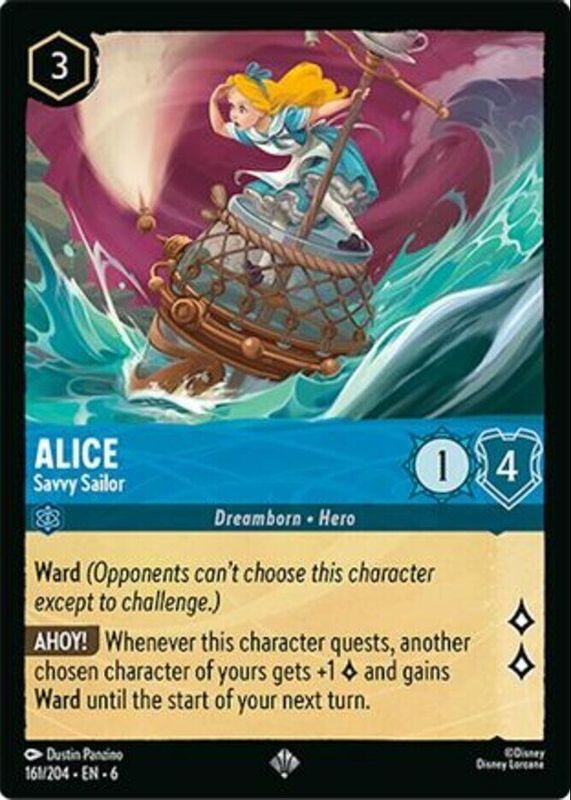 Alice - Savvy Sailor 2024 Azurite Sea #161/204 Base PSA 10