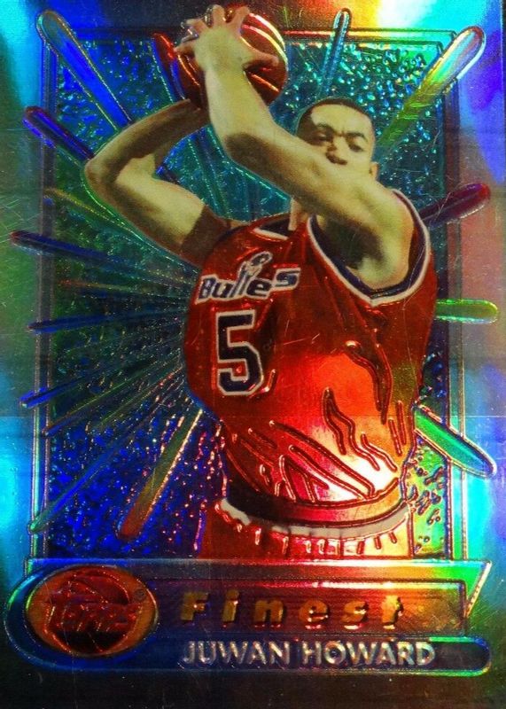 Juwan Howard 1994 Topps Finest #288 Refractor (No Coating) Rookie PSA 10