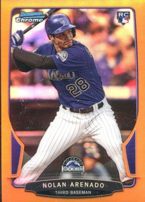 2013 Bowman Draft #41 Chrome - Orange Refractor /25