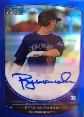 2013 Bowman Draft #BCA-RMC Chrome DP Auto - Blue Refractor /99