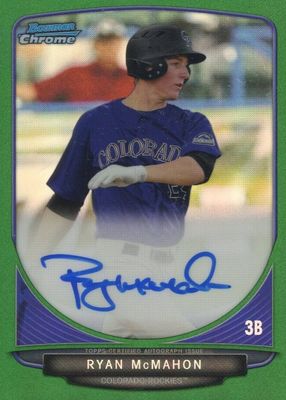 2013 Bowman Draft #BCA-RMC Chrome DP Auto - Green Refractor /75