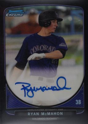 2013 Bowman Draft #BCA-RMC Chrome DP Auto - Black Refractor /35