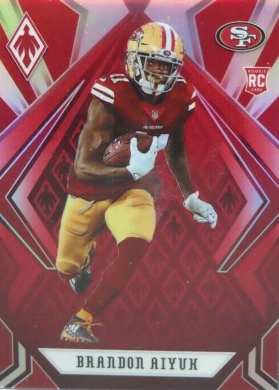 Brandon Aiyuk 2020 Phoenix #117 Red /299 Rookie RAW