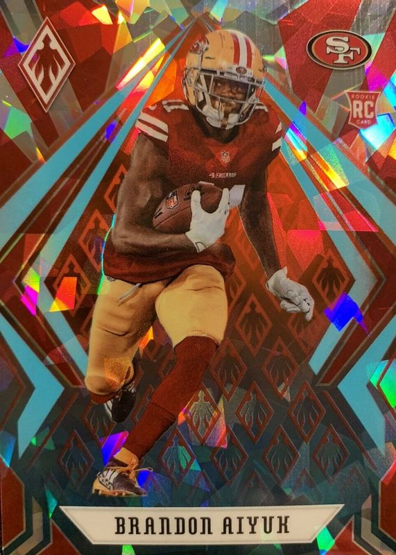 Brandon Aiyuk 2020 Phoenix #117 Fire & Ice /50 Rookie RAW