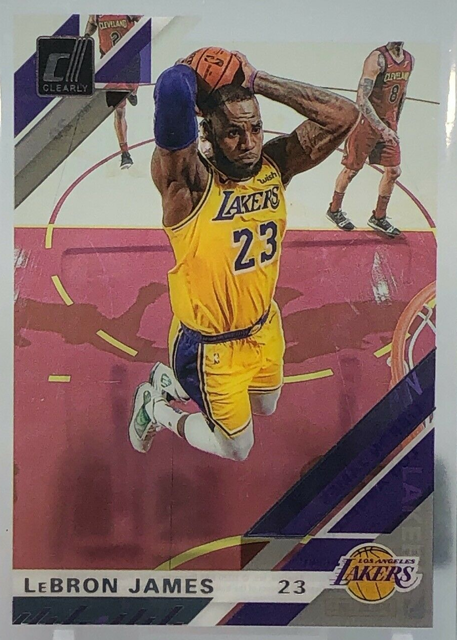 その他 nba panini clearly donruss LEBRON JAMES 2019-20 Panini Clearly Donruss - LeBron James #20 Blue /99 | eBay
