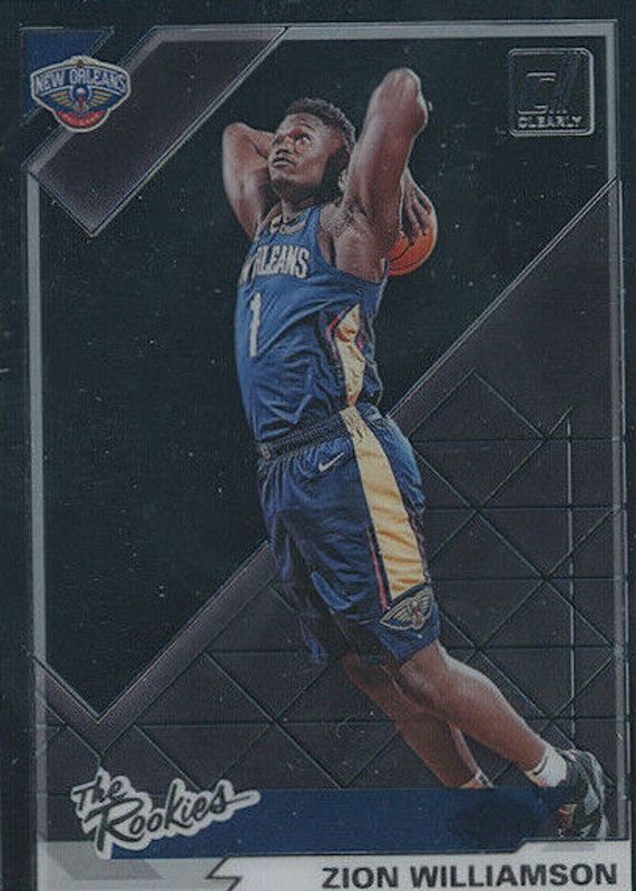 Zion Williamson 2019 Clearly Donruss #1 The Rookies Rookie BGS 9