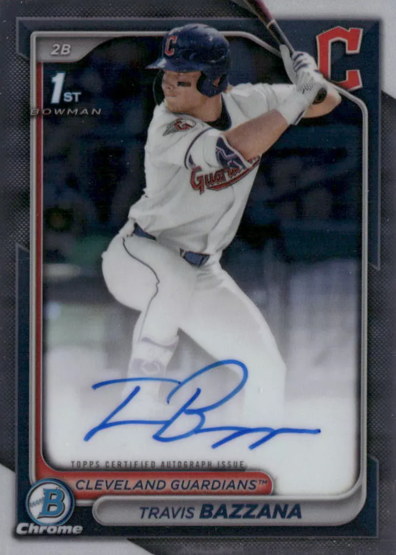 topps Chrome bowman Draft トラビスバザーナ 直筆サイン Travis Bazzana 2024 Bowman Draft #CPA-TB Chrome DP Auto (1st
