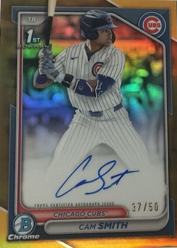 2024 Bowman Draft #CPA-CS Chrome DP Auto - Gold Refractor /50 (1st)