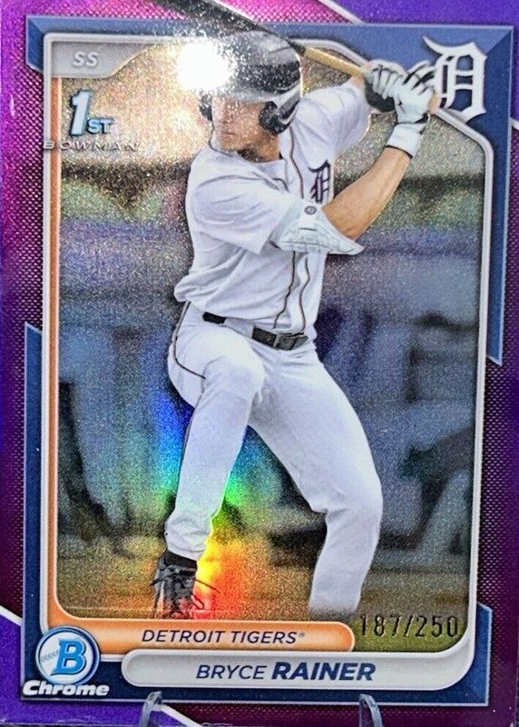 2024 Bowman Draft #BDC-86 Chrome - Purple Refractor /250 (1st)