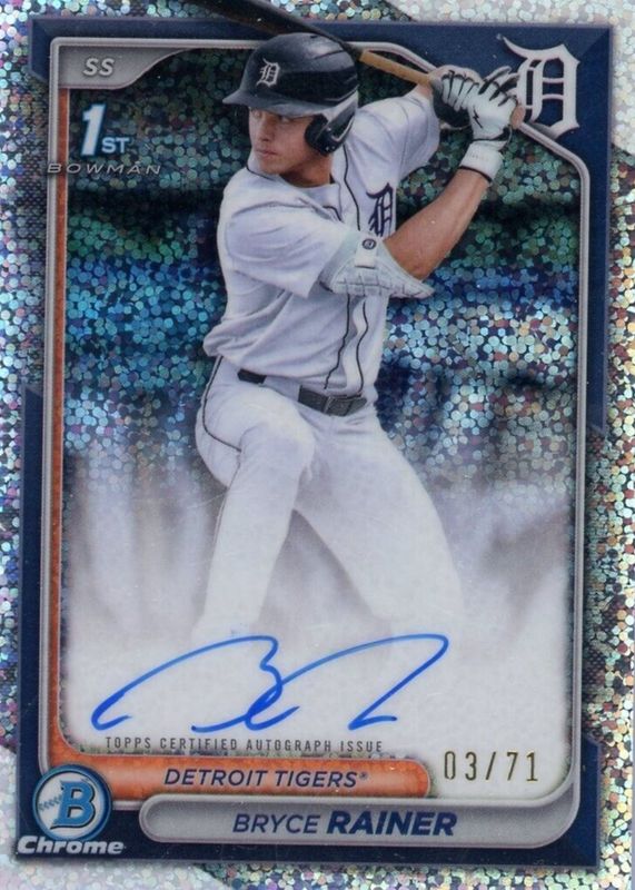 2024 Bowman Draft #CPA-BR Chrome DP Auto - Sparkles Refractor /71 (1st)